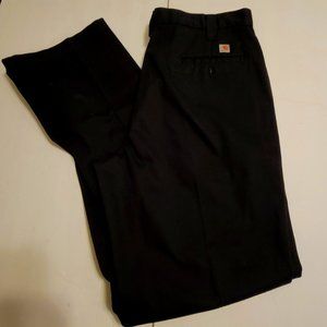 Carhartt Men's black pants 38x36, great shape